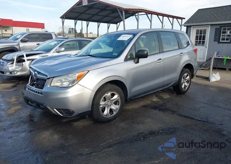 2014 Subaru Forester 2.5I from USA, damaged, VIN JF2SJAAC6EH435006